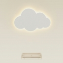 Simple Cloud Acrylic Wall Light with Led for Children's Room