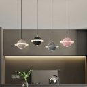 1 Light Unique Shape Acrylic Modern Style Hanging Light Fixtures for Living Room
