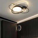 Nordic Creative Starry LED Flushmount Ceiling Light for Bedroom and Dining Room