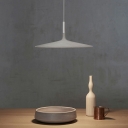 Minimalist LED Cement Pendant Light in Gray for Bar and Restaurant