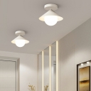 1 Light Modern Style Metal Flush Mount Light Fixture for Living Room