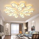 Minimalist Sputnik Flush Mount Ceiling Light Fixtures LED for Living Room