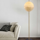 4 Lights Nordic Style Globe Shape Metal Standing Floor Light for Living Room