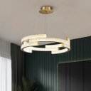 Contemporary Style Creative Round Shape Chandelier Light for Living Room