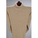 Boyish Guys Whole Colored Long-sleeved High Neck Slim Fitted Pullover Sweater