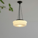 LED Contemporary Ceiling Light Simple Nordic Glass Pendant Light Fixture for Living Room