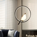 Postmodern Silica Gel Shade Ceiling Lamp Geometry Shape for Bedroom