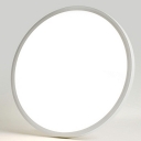 Round Acrylic Modern Flush Mount Ceiling Light Fixture for Living Room