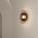 Contemporary Style Unique Shape Glass Sconce Light Fixture for Living Room