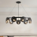 Modern Style Unique Shape Glass Chandelier Pendant Light for Living Room