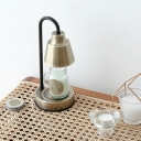 Conical Modern Night Table Lamps Metal Single Light for Bed Room(without Aromatherapy Candles)