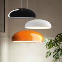 Modern Style Dome Shape 3 Lights Metal Suspension Pendant for Dining Room