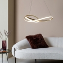 Contemporary Style Simple Linear Chandelier Light for Living Room