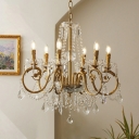 Contemporary Style Unique Candle Shape Hanging Lamp Kit for Dining Room