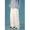 Classic Slim Fit Sport Trousers Cotton Plain Men’s Track Pants