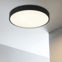 Modern Round Flush Mount Ceiling Light Fixture Acrylic for Living Room