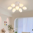 Modern Minimalist  Iron Ceiling Light  Nordic Style Acrylic Flushmount Light for Living Room