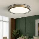 Modern Style Round Shape Flush Mount Chandelier Lighting for Living Room