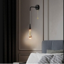 Modern Style  Wall Light Iron Glass Wall Sconces for Living Room