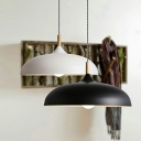 Modern Metal Pendant with Warm Light and Adjustable Hanging Length for Non-Residential Use