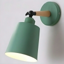 Modern Iron Wall Lamp with Down Shade, Wipe clean and No assembly required
