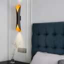 Modern 2-Light Hardwired Gold Wall Sconce with Warm Light and Metal Shades