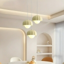 Contemporary Single Light Pendant with Adjustable Hanging Length and Resin Shade