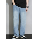Casual Men’s Full Length Lightweight  Loose Fitted Jeans