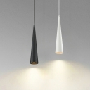 Modern Round Metal Pendant with Adjustable Hanging Length and LED Bulbs for Residential Use