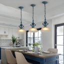 Modern White Glass Dome Pendant Light with Adjustable Hanging Length