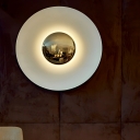Unique Modern One-Light LED Cast Iron Wall Lamp with Warm Light