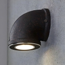 Industrial Metal 1-Light Wall Lamp with LED Light Down Shade
