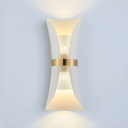 Elegant Warm Light Accent Metal Wall Sconce with Unique Design and Shade