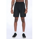 Creative Men's Pure Color Summer Drawstring Work Out Loose Short