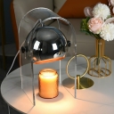 Elegant Silver Bedside Table Lamp with Acrylic Shade for a Modern Touch