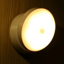 Rechargeable White Modern 1-Light Wall Sconce for Ambiance in Residential Use