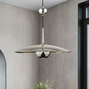 Modern Iron Pendant Light with Adjustable Hanging Length for Residential Use
