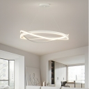 Contemporary LED Metal Chandelier Ambient Lighting, Adjustable Hanging