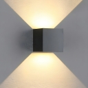 Modern LED Bulbs 2-Light Hardwired Wall Sconce with Aluminum Shade