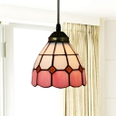 Tiffany Stained Glass Pendant Light with Adjustable Hanging Length - Perfect for Residential Use