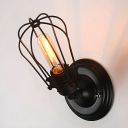 Stylish 1-Light Wall Lamp - Contemporary Hardwired Sconce with Metal Shade