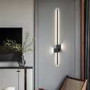 Metal LED Modern 3-Light Wall Sconce with Hardwired Power Source