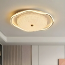 Stylish White and Gold LED Ceiling Light for Modern Home Decor