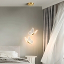 Stylish Modern Metal LED Pendant Light with Adjustable Length for Illuminating Residential Spaces