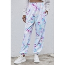 Simple Girls Solid Color High Waisted Loose Casual Leggings Sport Pants