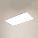 Modern LED Flush Mount Ceiling Light with 3 Color Light and Acrylic Shade