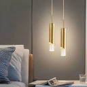 Elegant Clear Acrylic LED Pendant Light with Adjustable Hanging Length