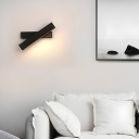 Modern LED Wall Lamp with Warm Light and Acrylic Shade for Home Use