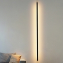 Modern LED Wall Lamp 1-Light Metal Sconce with Resin Ambient Shade