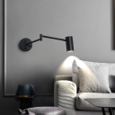Adjustable Modern LED Metal Wall Lamp with Acrylic Shade - Perfect for Residential Use